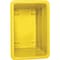 Global Industrial 8 Bushel Plastic Bulk Box Truck, Steel Chassis Base, Yellow, 33-3/10L x 24-3/5W x 27-2/5H 800312YL - alternate 2